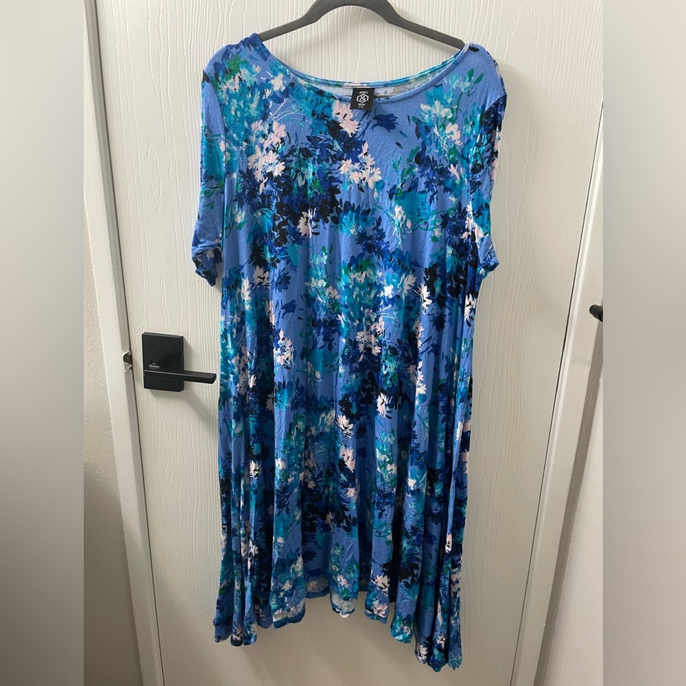 Agnes & Dora Blue Floral Dress